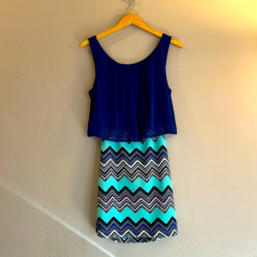 Emerald Sundae Mini Dress with cutout in back, Size M